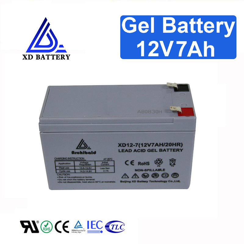 Manufacturer  CE qualified Strong Solar Gel VRLA Battery 7Ah 12V