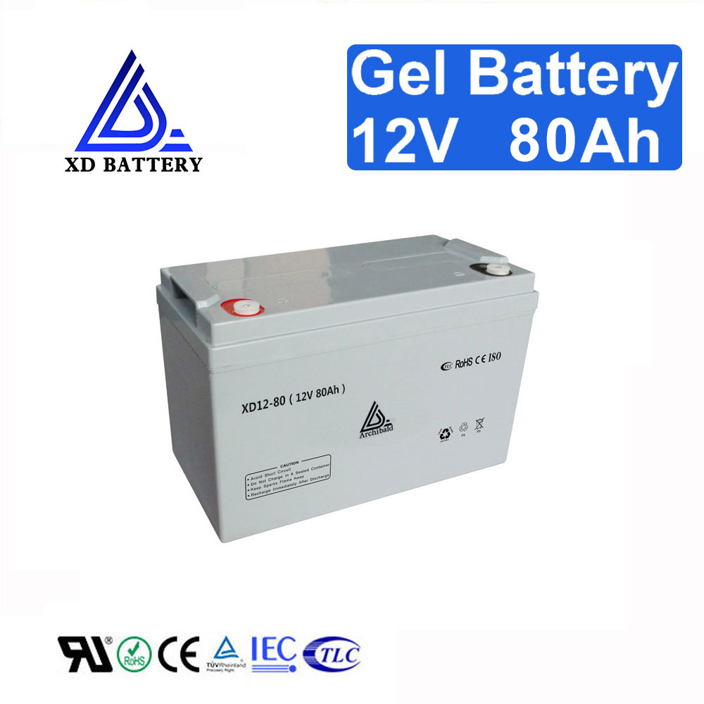 12V 80AH UPS Lead Acid AGM Battery Maintance Free