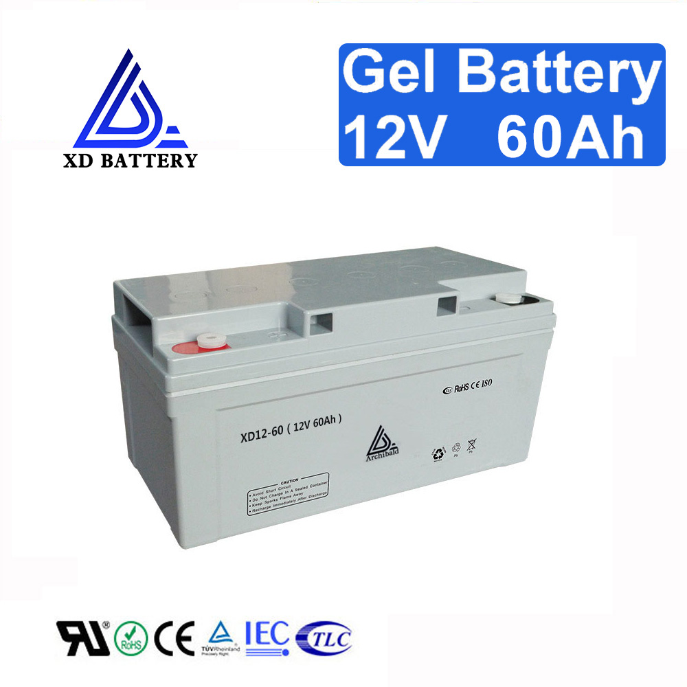 12V 60AH Solar Gel UPS Battery AGM Battery