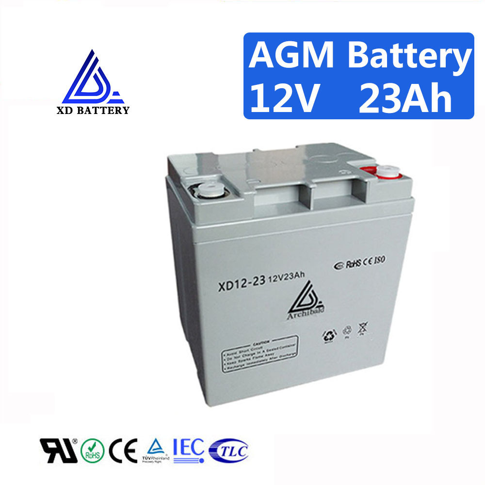 12V 23AH Lithium Solar Lead Acid UPS Battery AGM