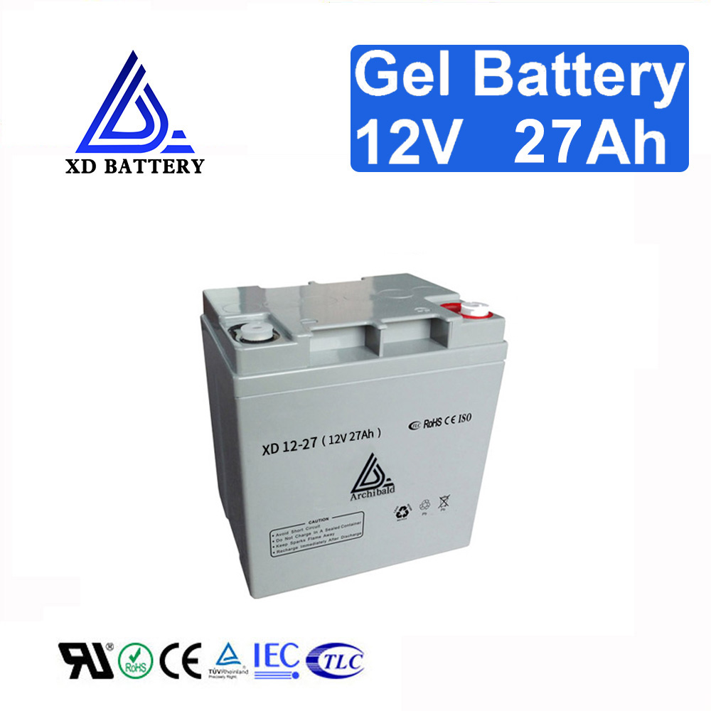 12V 27AH Solar Gel Battery Sealed