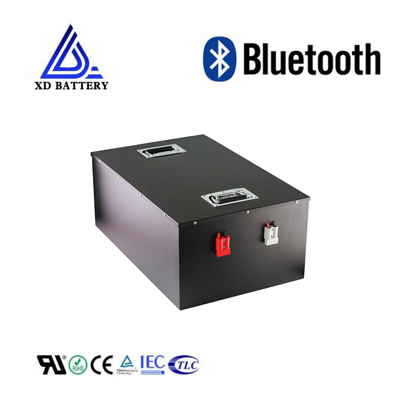 48V 150AH Lithium Lifepo4 Battery Pack Deep Cycle with Bluetooth Function