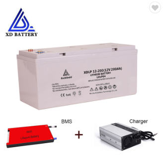 New Design 12V 200AH Maintenance Free Lifepo4 12 V Lithium Batteries 200AH