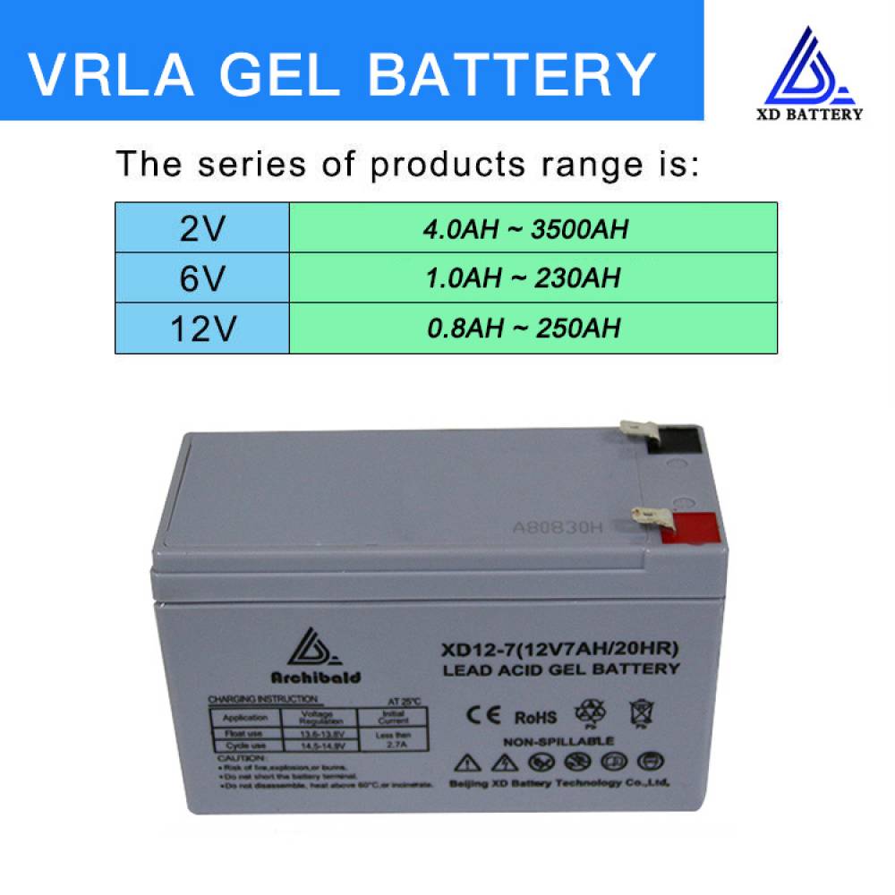 Lead Acid 12V 7AH Long life storage battery solar battery