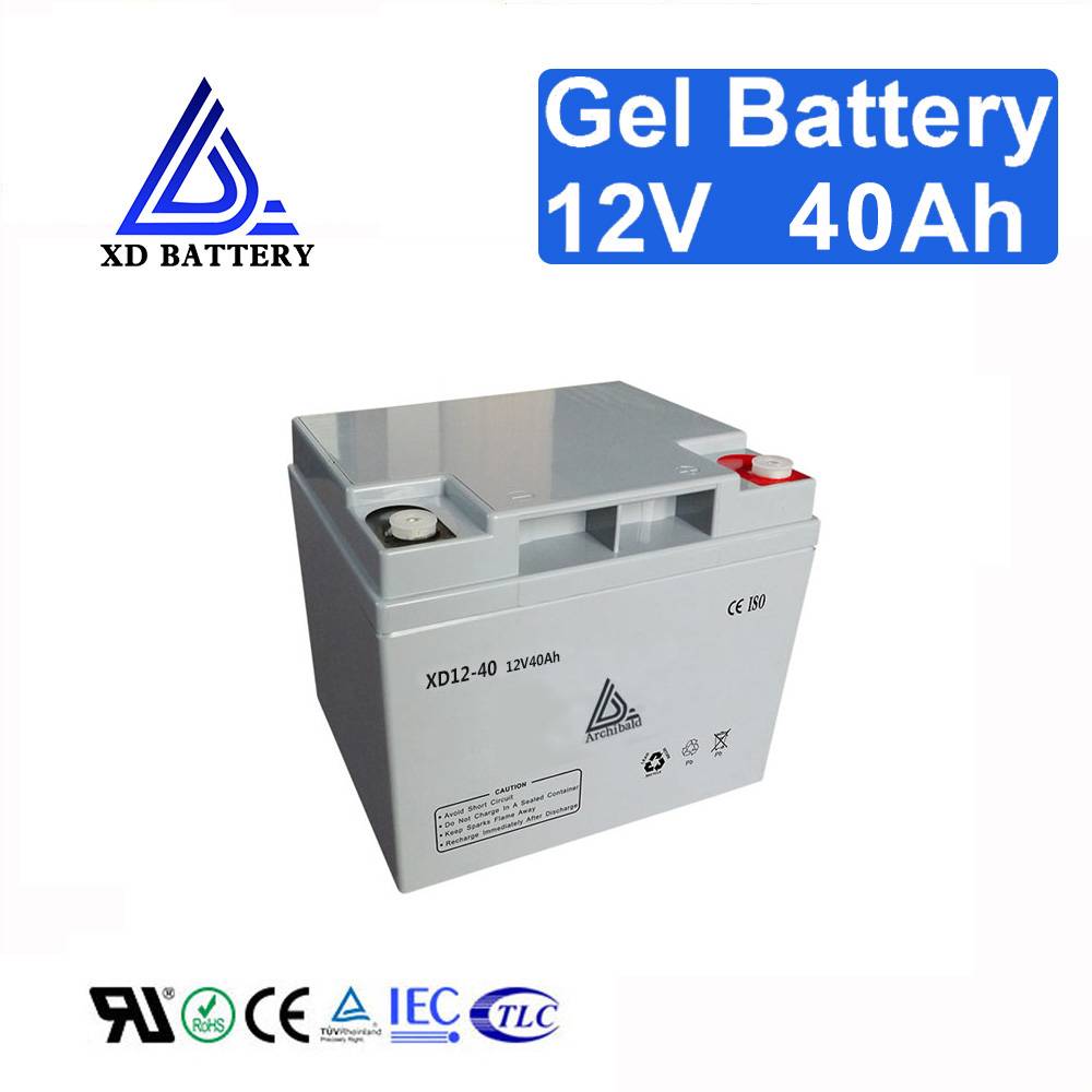 12V 40AH UPS Solar Lead Acid Deep Cycle Battery