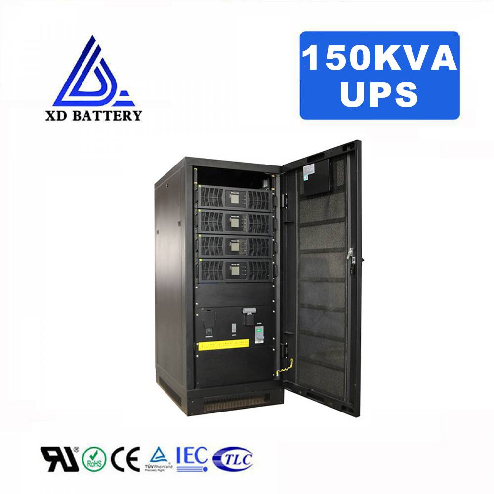 150KVA Modular UPS Green Saving Energy Power Module Configured by Double DSP Controller