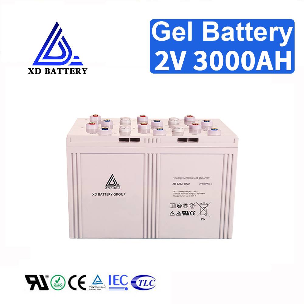 Hot Selling VRLA Lead Acid 2V 3000AH Gel Battery