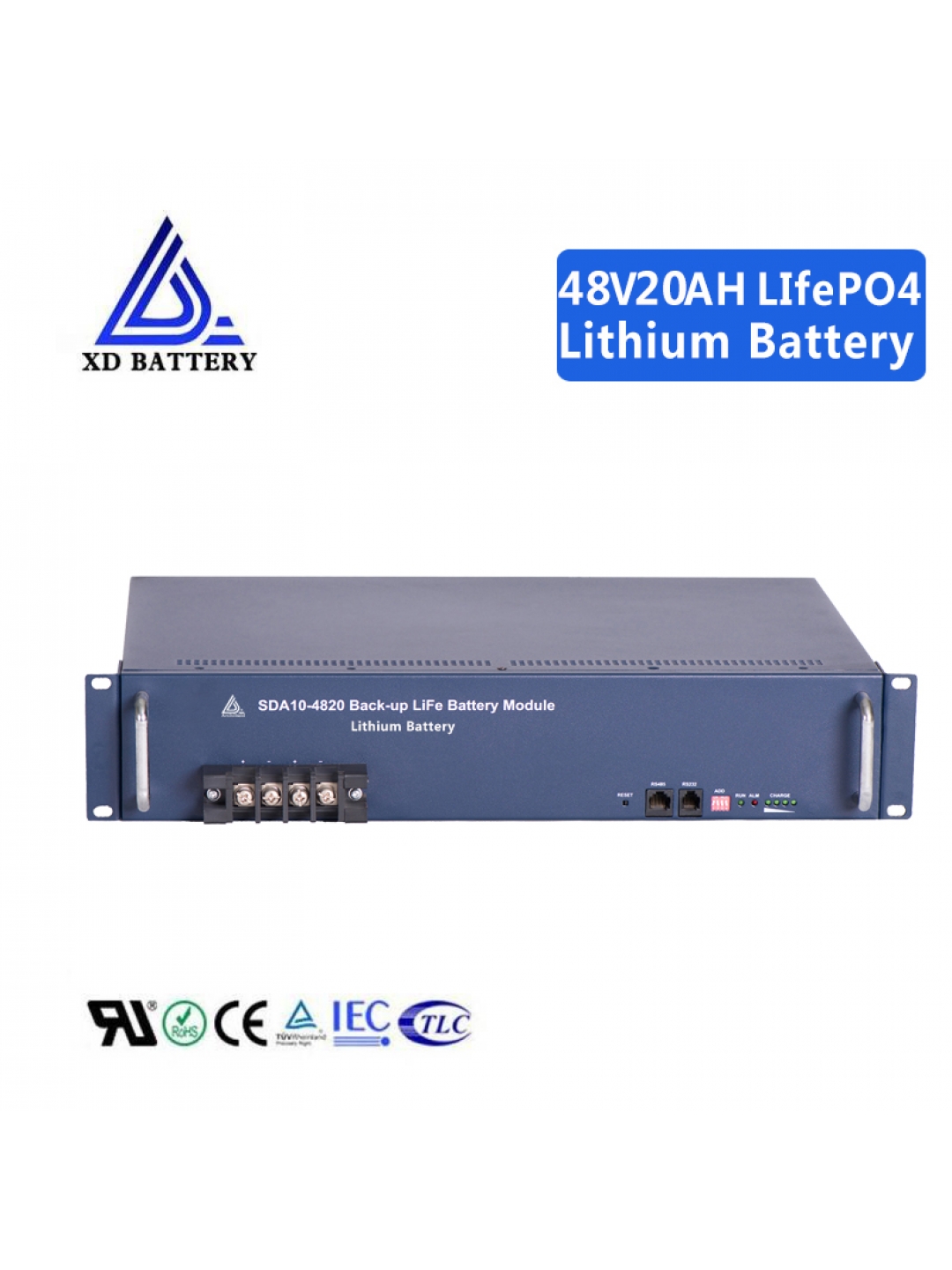48V 20AH Solar Battery Lithium Lifepo4 Deep Cycle Rechargeable