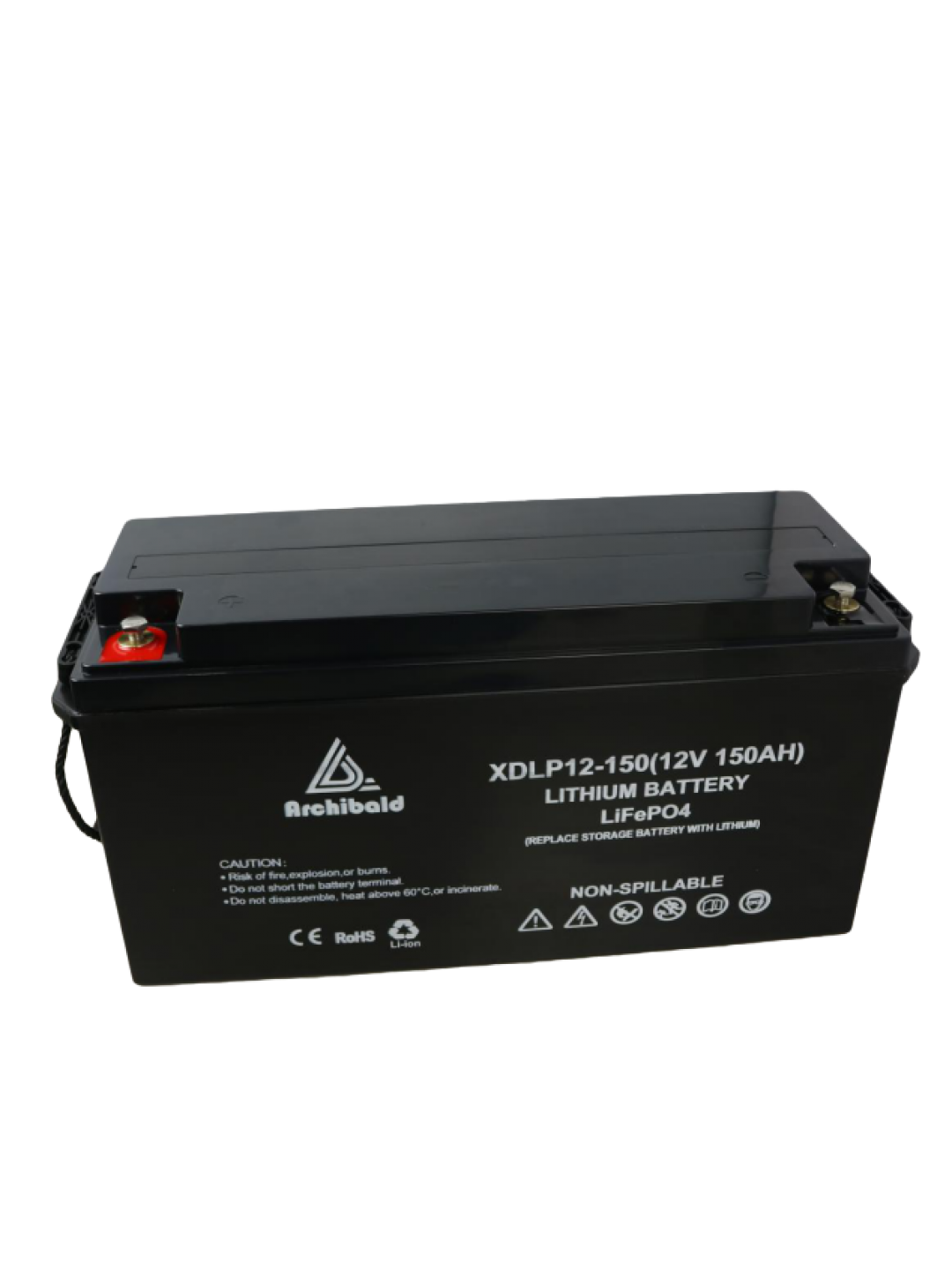 12V 150AH Lifepo4 Lithium Battery Pack for RVs, Caravans, Motorhomes