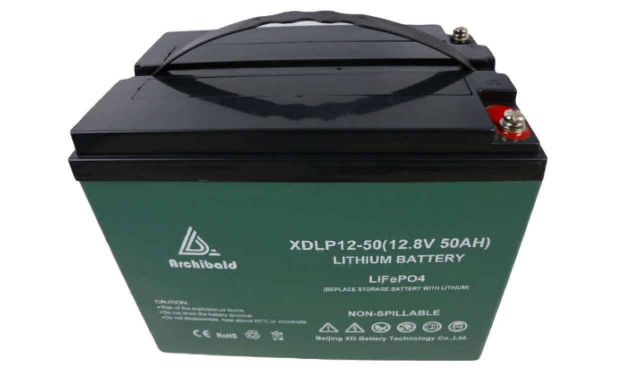 12V 50AH Lifepo4 Lithium Battery Pack for RVs, Caravans, Motorhomes