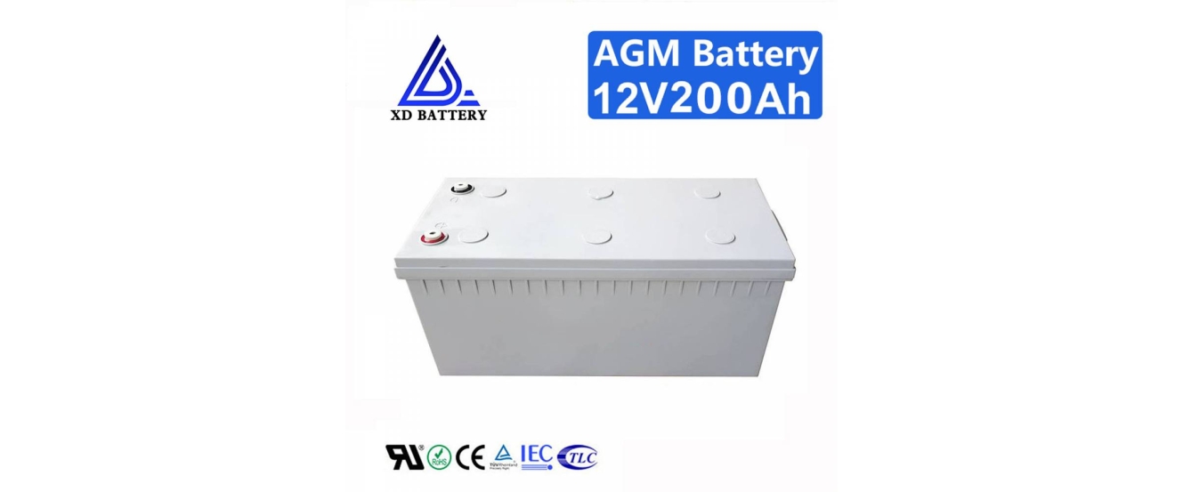 High Capacity 12V 200AH Lead Acid Battery Deep Cycle