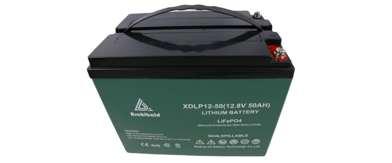 12V 50AH Lifepo4 Lithium Battery Pack for RVs, Caravans, Motorhomes