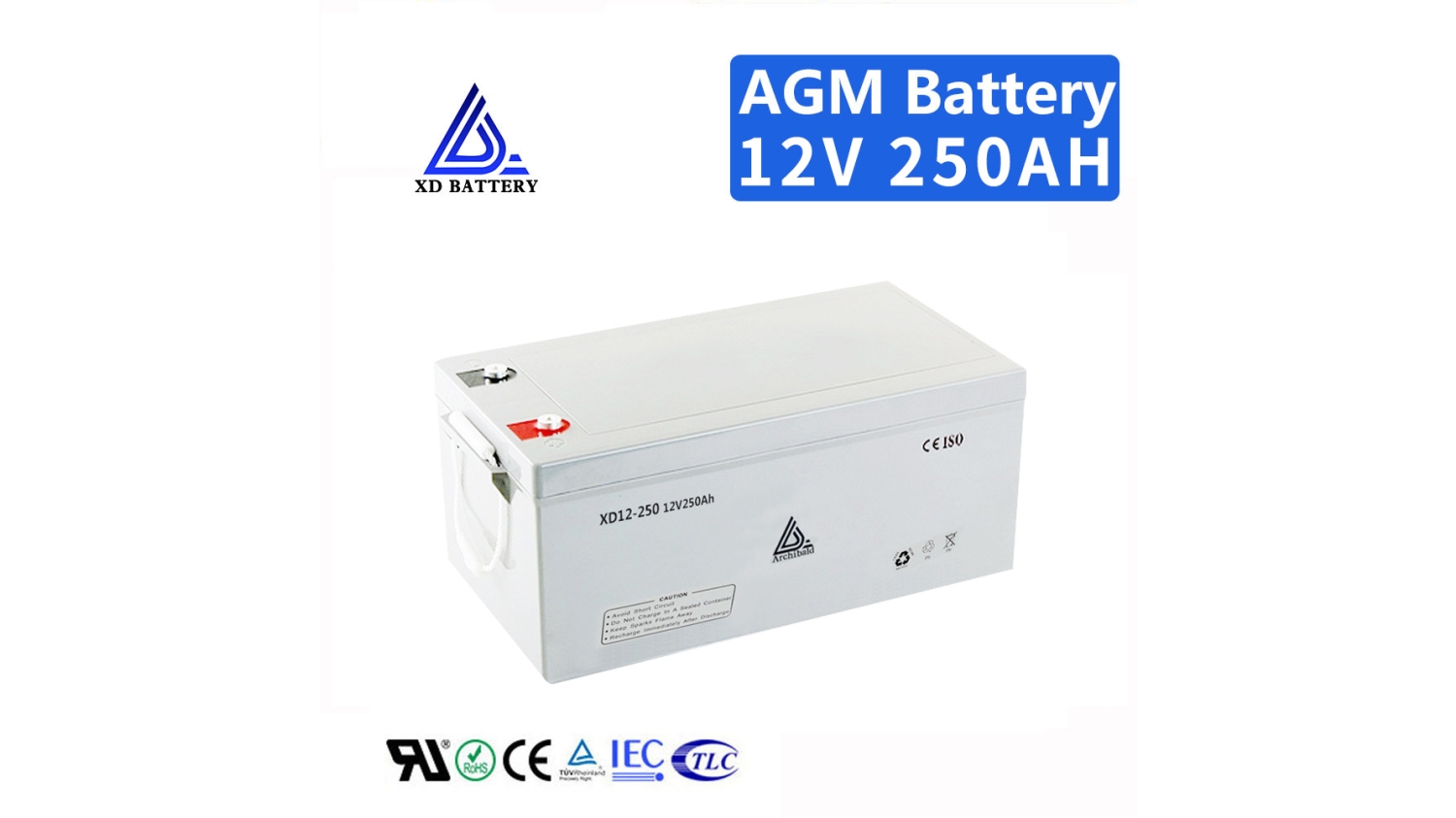 Lead Acid Battery 12V 250Ah Custom LOGO Deep Cycle Battery