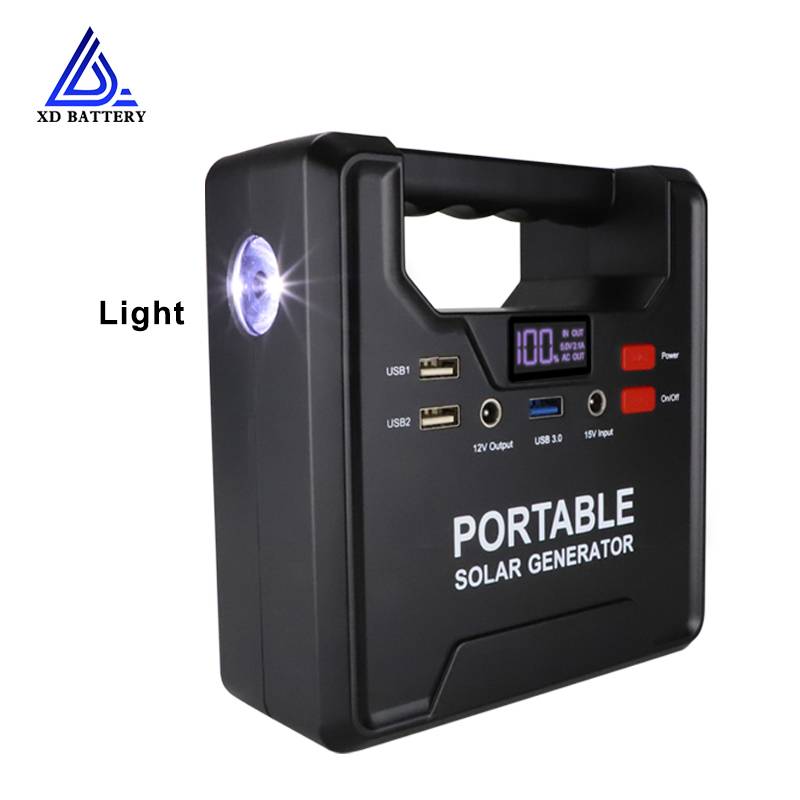 Portable Mini Style Sine Wave Power Supply HP100 Solar Energy Generator