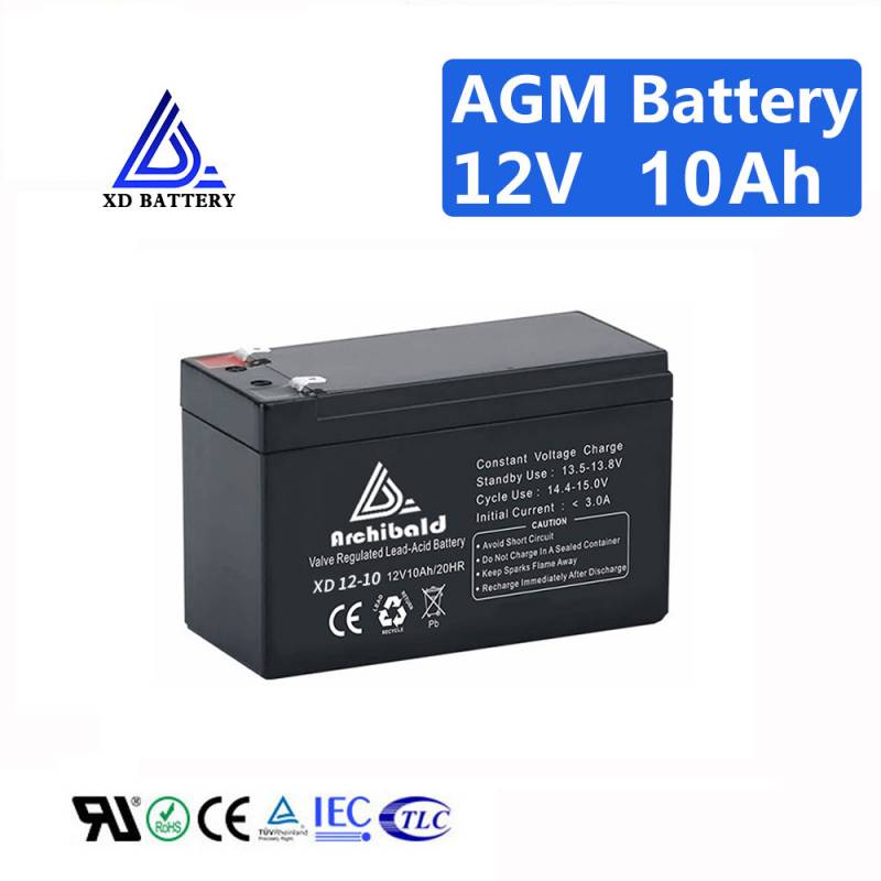 12 V 10AH Solar Gel Lead Acid UPS Battery Maintenance Free