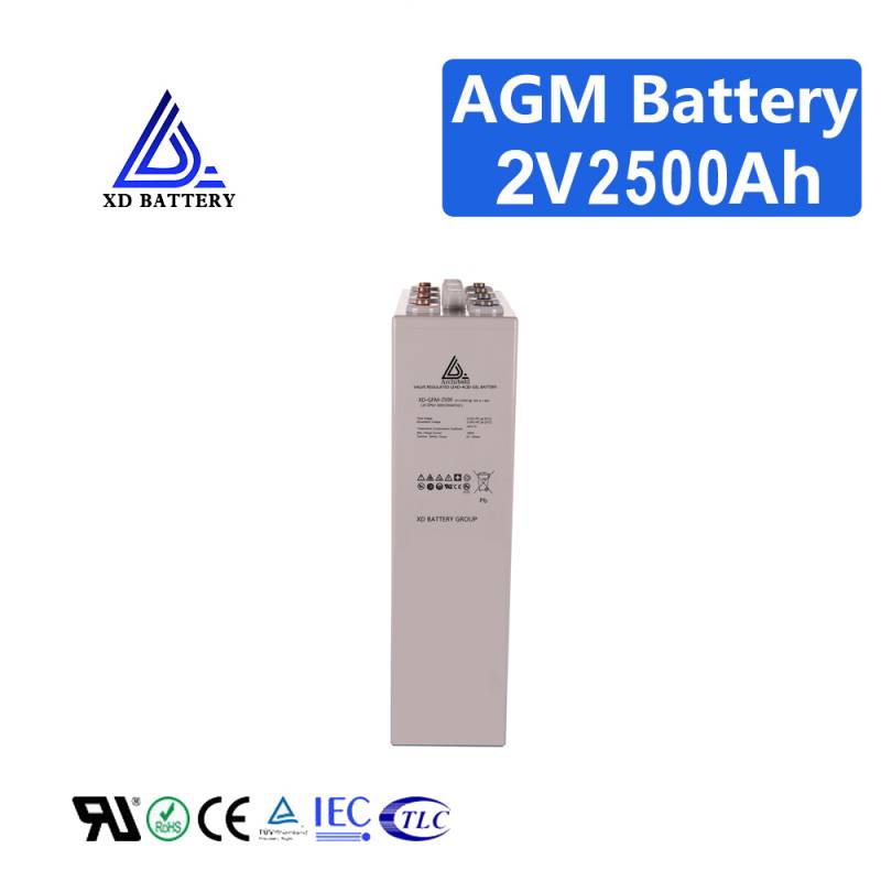 Lead Acid 2V 2500AH Solar Battery China Factory