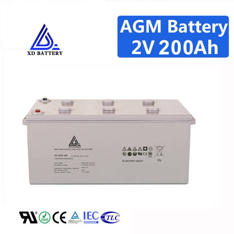 Good Sealed Lead Acid 2V 200AH Exide Battery Price Chinese