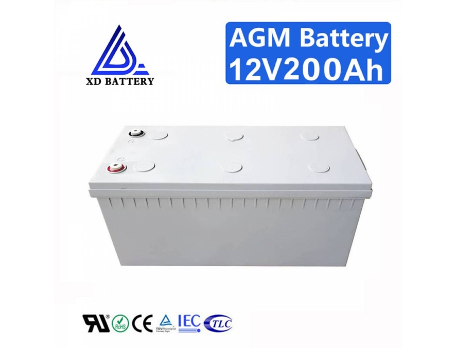 High Capacity 12V 200AH Lead Acid Battery Deep Cycle