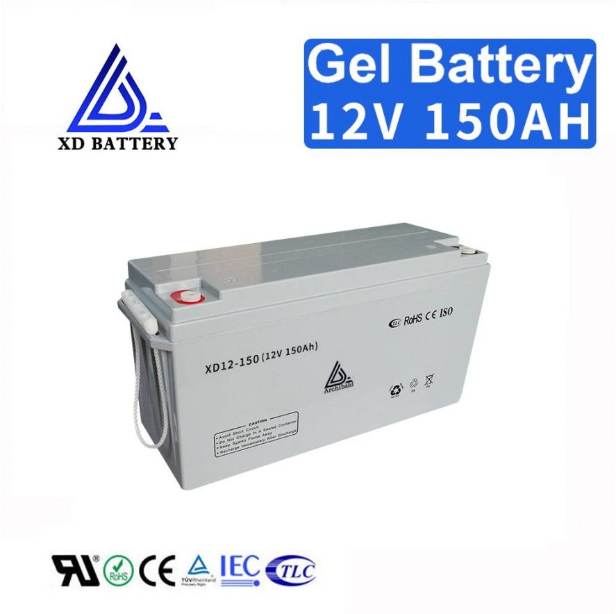 Solar Gel Battery 12V 150AH Deep Cycle Battery